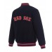 Boston Red Sox Varsity Navy Blue Wool Jacket